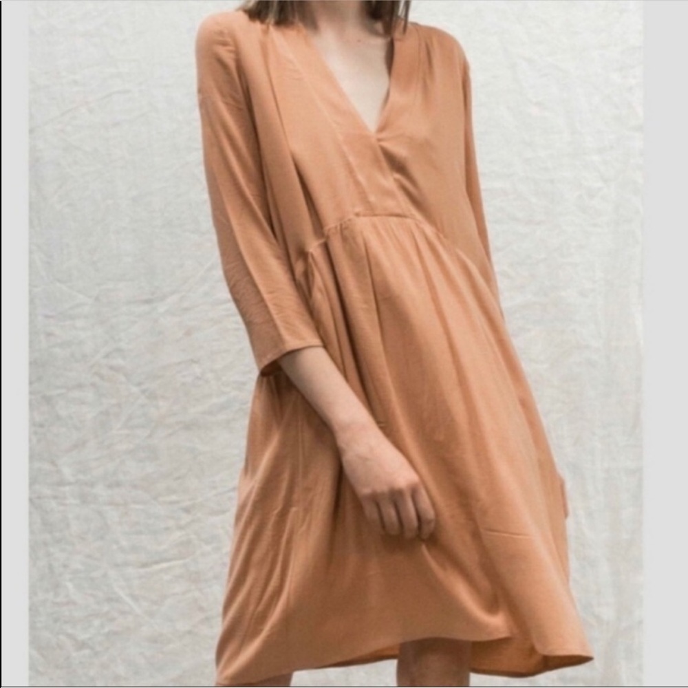 Oak + Fort Minimalist Dress With Pockets